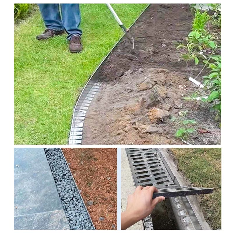 알루미늄 잔디 엣지 분리대 가드닝 조경 분리막 꽃밭 304 30mm 너비x0.5mm - 상세 이미지 4