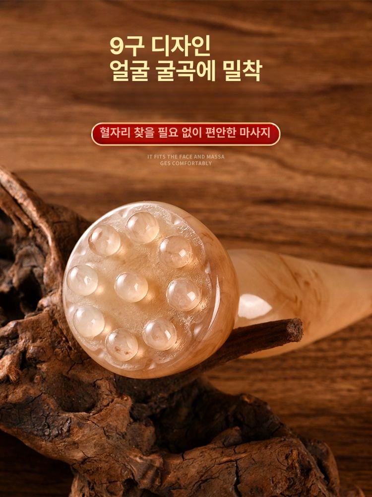 두피 연꽃 괄사 바디 이빨 등안마 다용도 안마 관리 연꽃 마사지 - 상세 이미지 3