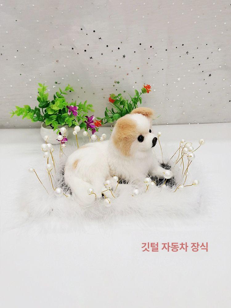 반려견 인형 강아지 주문제작 리얼 장식품 선물 고양이 강아지 고양이 실목 바닥판 - 상세 이미지 5
