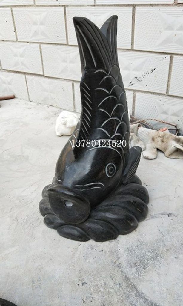 연못 돌두꺼비 분수대 세면대 조경석 개구리 조형물 개구리 블랙 직경 20 cm - 상세 이미지 5