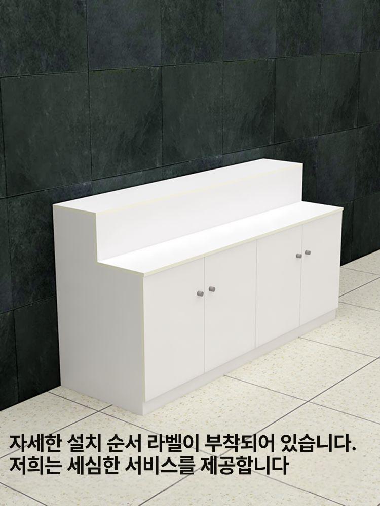 계단 전시대 진열대 단계형 수납 업소용 다용도 옷가게 2단계 길이800 폭500 높이900mm - 상세 이미지 3