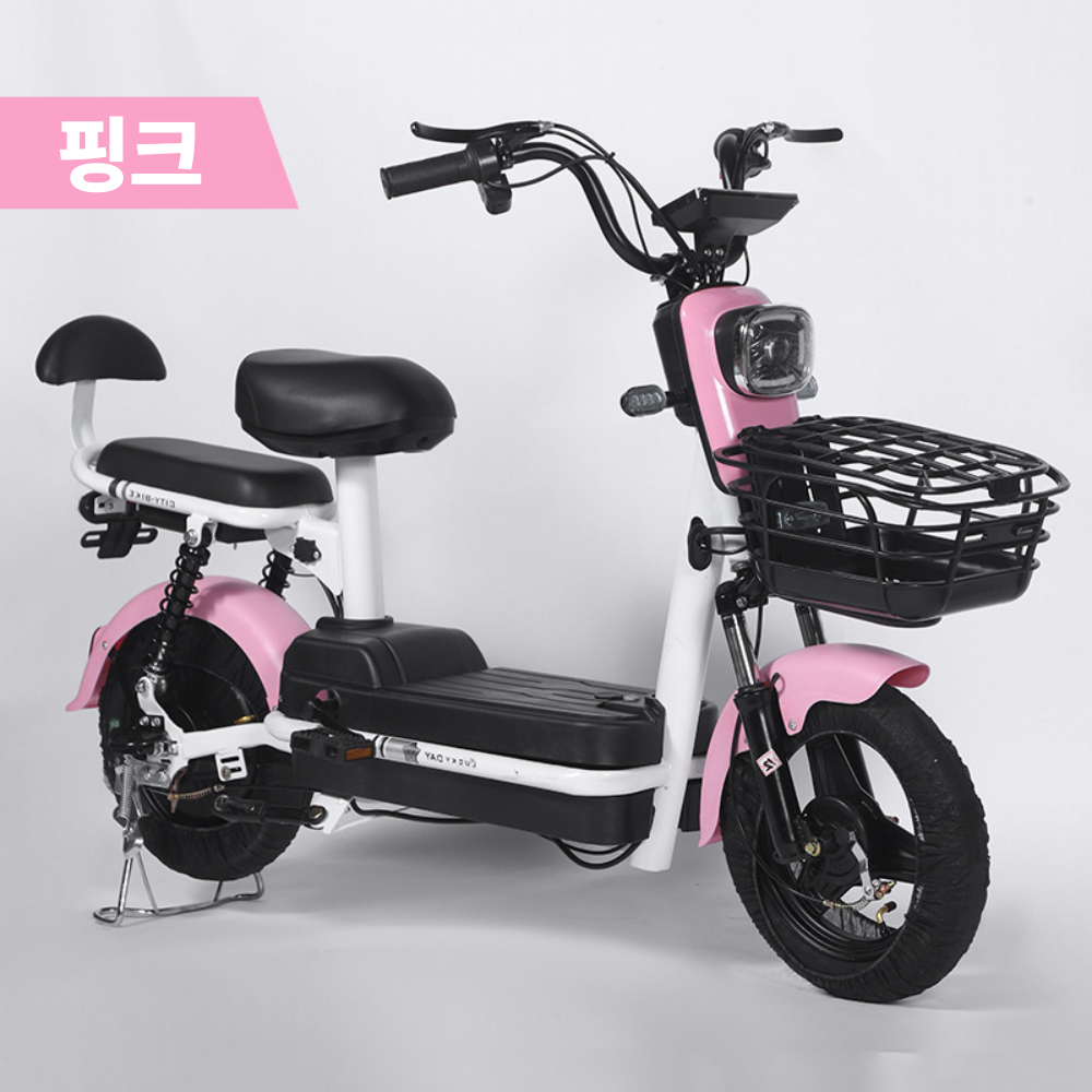 그린휠즈 전기자전거 전동 48V 약 40km 주행 미니벨로 분리형 배터리 출퇴근 배달 스쿠터 - 상세 이미지 3