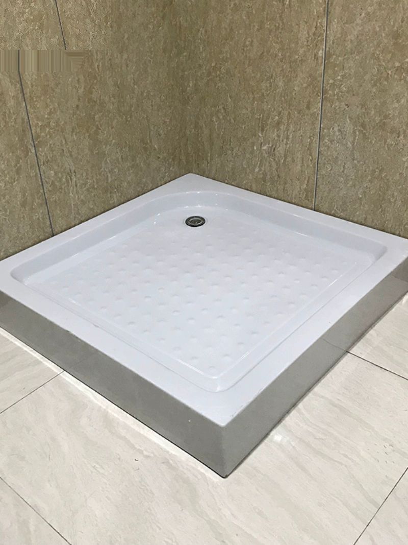샤워부스 바닥 트레이 사각형 이동식 욕실 플레이트 코너 80x80x15 - 상세 이미지 5