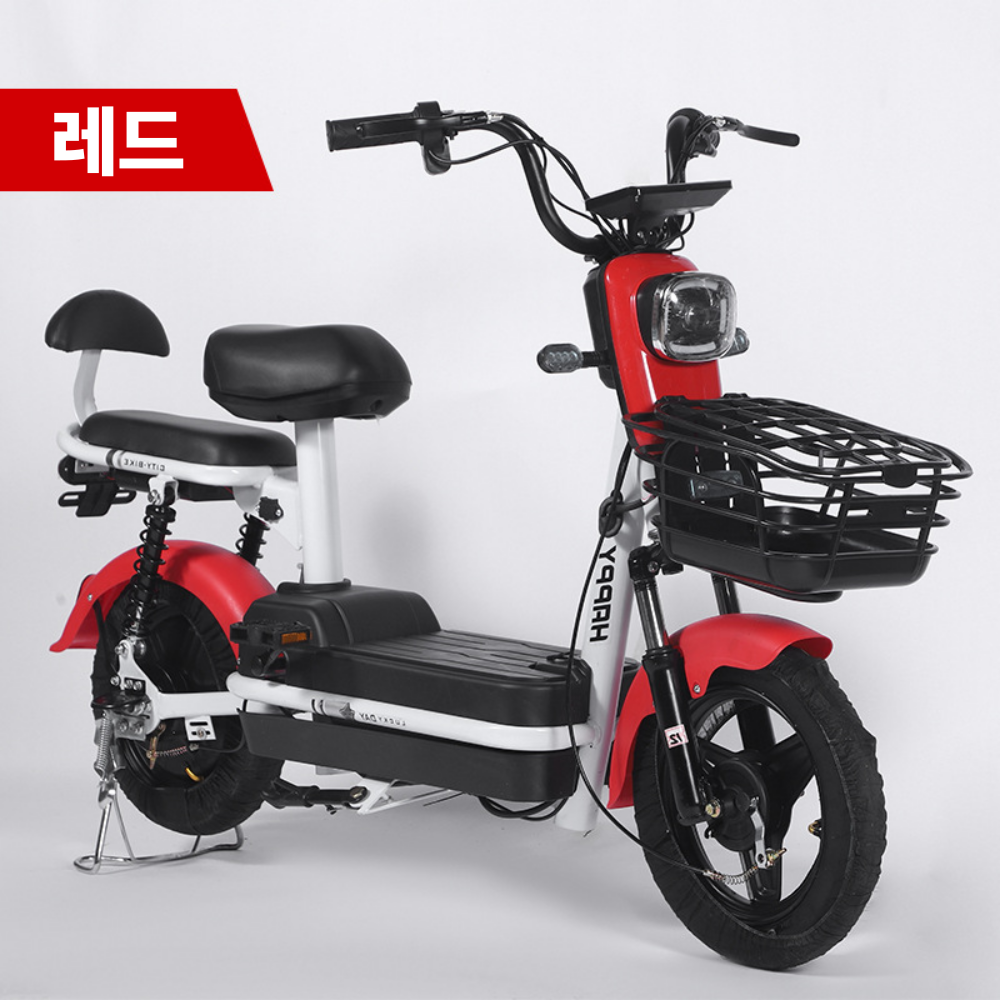 그린휠즈 전기자전거 전동 48V 약 40km 주행 미니벨로 분리형 배터리 출퇴근 배달 스쿠터 - 상세 이미지 2