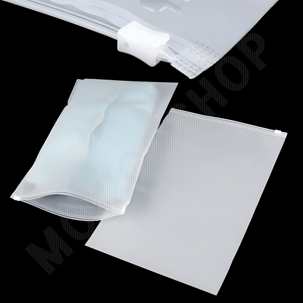 슬라이드 기본 지퍼백 대형 반투명 두꺼운 슬라이딩 불투명 지퍼백 25x35 - 메인 이미지