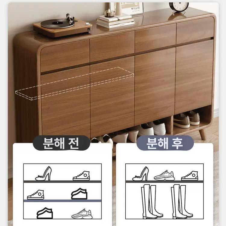 아파트신발장 우드 베란다 대용량 캐비닛 출입문 현관입구 전국 금단목 60-32-112 0x0x0m - 상세 이미지 3