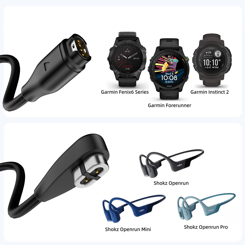 가민충전기 샥즈 오픈런 동시 충전 케이블 1M USB A C 타입 S810 S803 - 상세 이미지 5