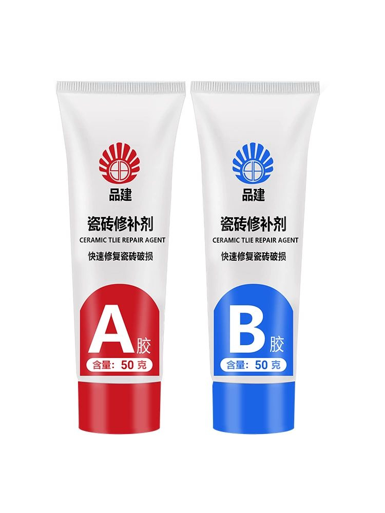 타일 세면대깨짐 보수제 대리석 튜브형 벽크랙 수리 도자기 백색 100g - 상품 이미지