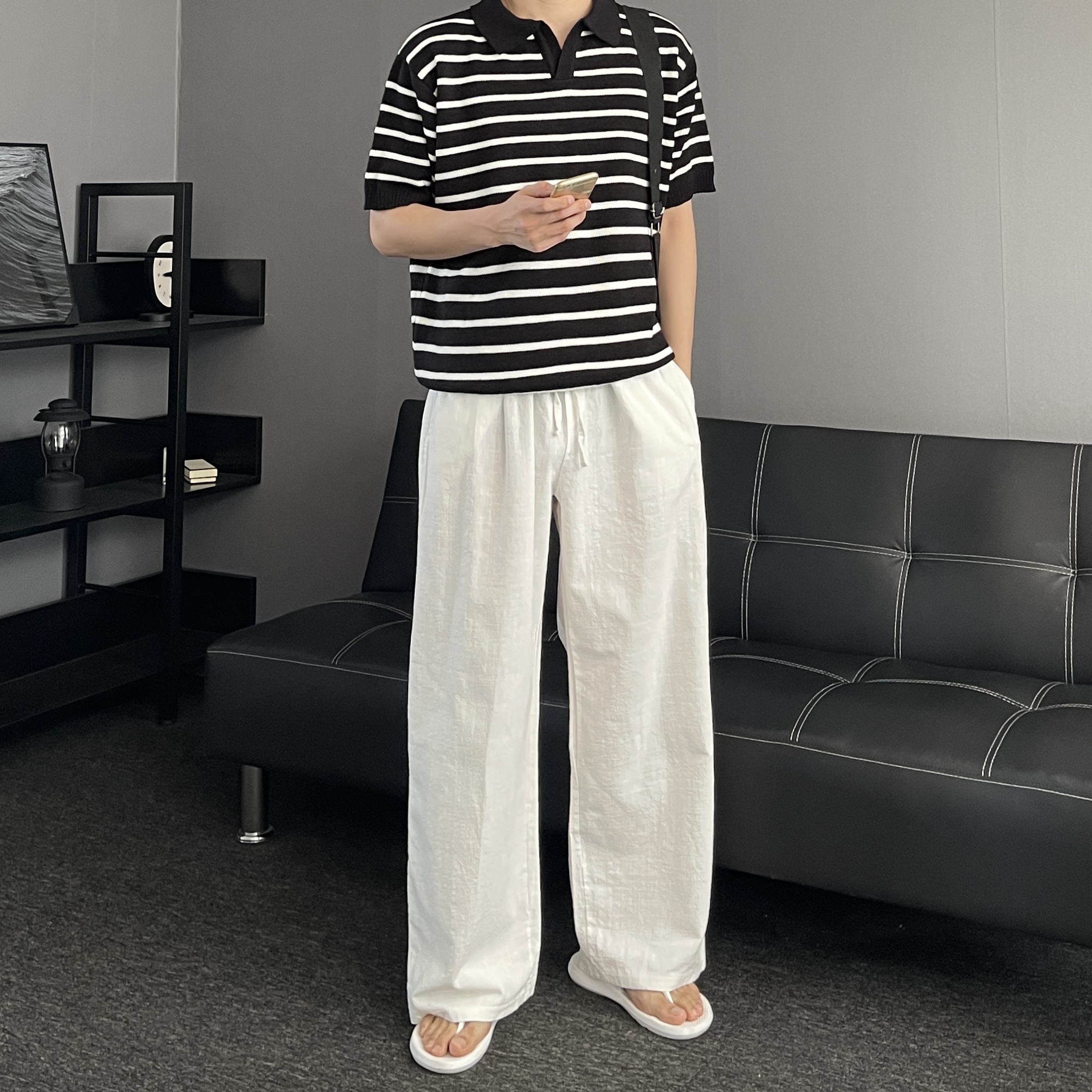 여름긴바지 남자린넨팬츠 남자린넨바지 이미지 6
