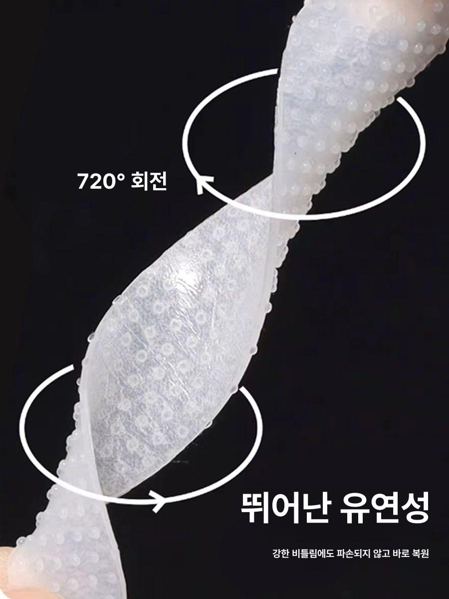 가방 미끄럼방지 스트랩 숄더백 가죽끈 어깨패드 교체 흰색-대형 6개 - 상세 이미지 5