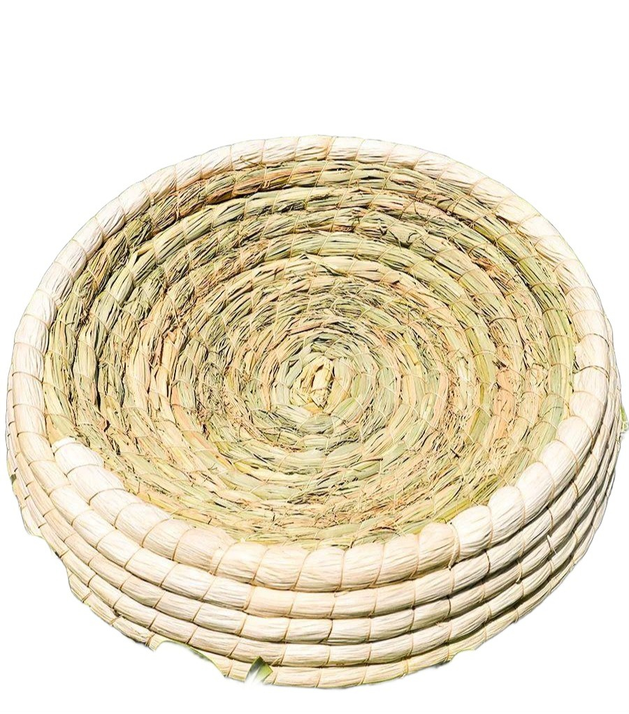 둥지 닭 알낳는곳 직경 알집 짚 부화장 볏짚 조류 부화 프리미엄 갈대 둥지 1개 20cm - 상품 이미지