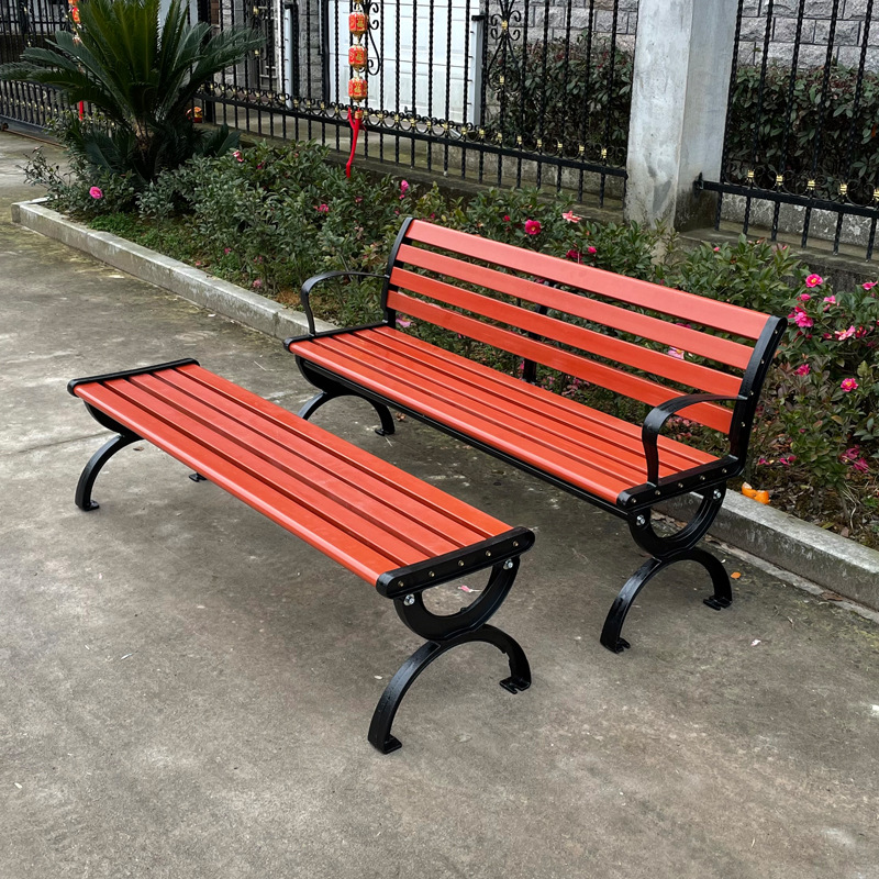 야외 공원용 철제 긴벤치 방수 정원 레저벤치 튼튼한 야외벤치 두꺼운