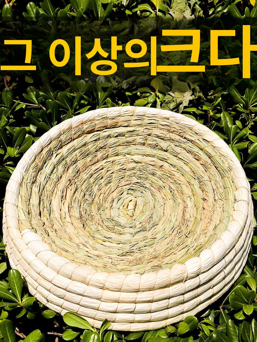 둥지 닭 알낳는곳 직경 알집 짚 부화장 볏짚 조류 부화 프리미엄 갈대 둥지 1개 20cm - 상세 이미지 2