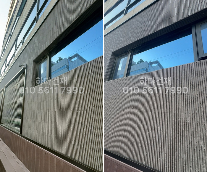 아이코트료와 베르니나 타일 K07 브라운 / 하다건재 시공사례 아이콧료와 ICOT RYOWA