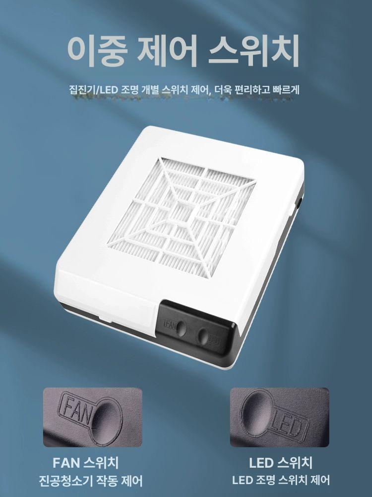 치과 진공 흡입기 탁상용 분진 연기 집진기 약국 목공 소형 진공청소기 필터 - 상세 이미지 5