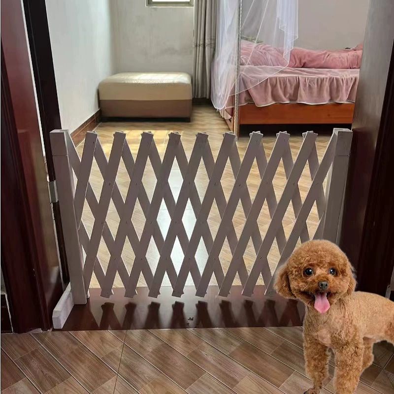 강아지 안전문 실내 고양이 울타리 펜스 애견 가림막  화이트 높이 35cm-신축 120cm