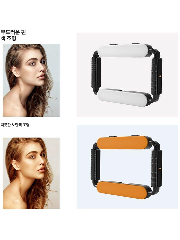 쇼츠 촬영장비 LED 휴대용 조명 필라이트 라이브 10W 토끼우리 단일 - 상세 이미지 5