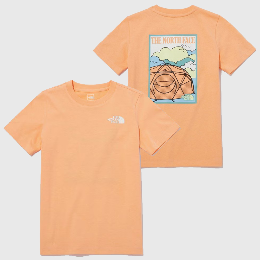 노스페이스 키즈 반팔티 등산캠핑 아동 주니어 반팔 NT7UP04S