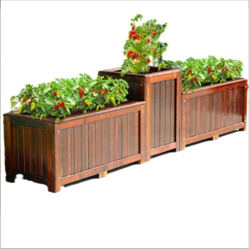 야외 공간 꾸미기 인테리어 정원등 발코니 테라스 베란다 가로 60cm 30cm 30cm 목재 중간 - 상품 이미지