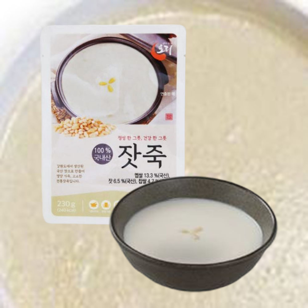 맛있는 건강식 잣죽 입맛없을때 흰죽 소화잘되는 아침식사 환자 영양식 - 상품 이미지