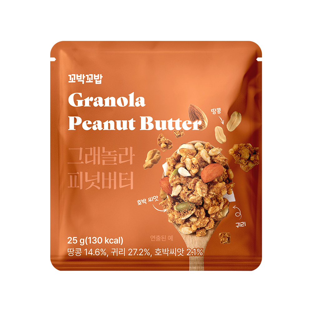 심으뜸 꼬박꼬밥 수제 그래놀라 250g 4종 4박스 (맛별 1박스) 이미지 6