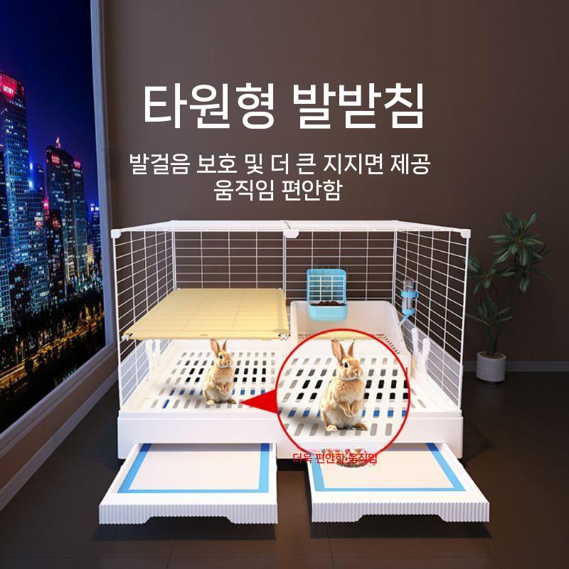 실내 기니피그 대형 토끼케이지 놀이터 친칠라 은신처 파충류 도마뱀 사육장 크레 백업 게코 - 상세 이미지 3