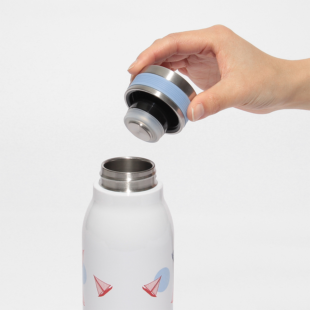 일본 스타벅스 스테인레스 스틸 병 해양 도트 444ml - 상세 이미지 5