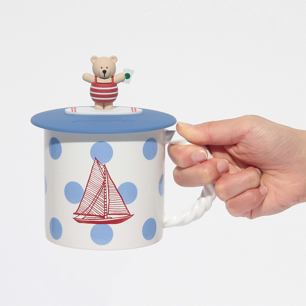 일본 스타벅스 실리콘 리드 베어리스타 머그컵 덮개 뚜껑 - 상세 이미지 4