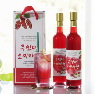 1+1 수제 오미자청 원액 엑기스 선물 500ml 2병 임산부 저당 진액... 맛있게 먹은 솔직 후기 - 상품 이미지 1