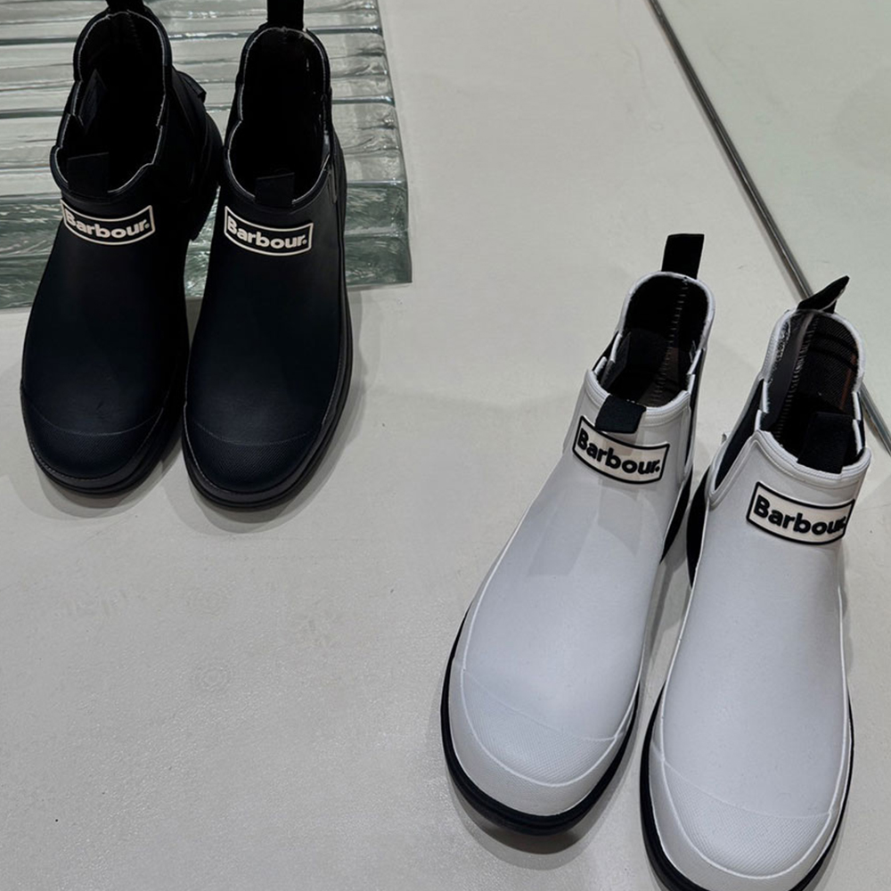 에미 x Barbour 사이드 고어린 부츠 청키 레인 13WGS259501 - 상세 이미지 5