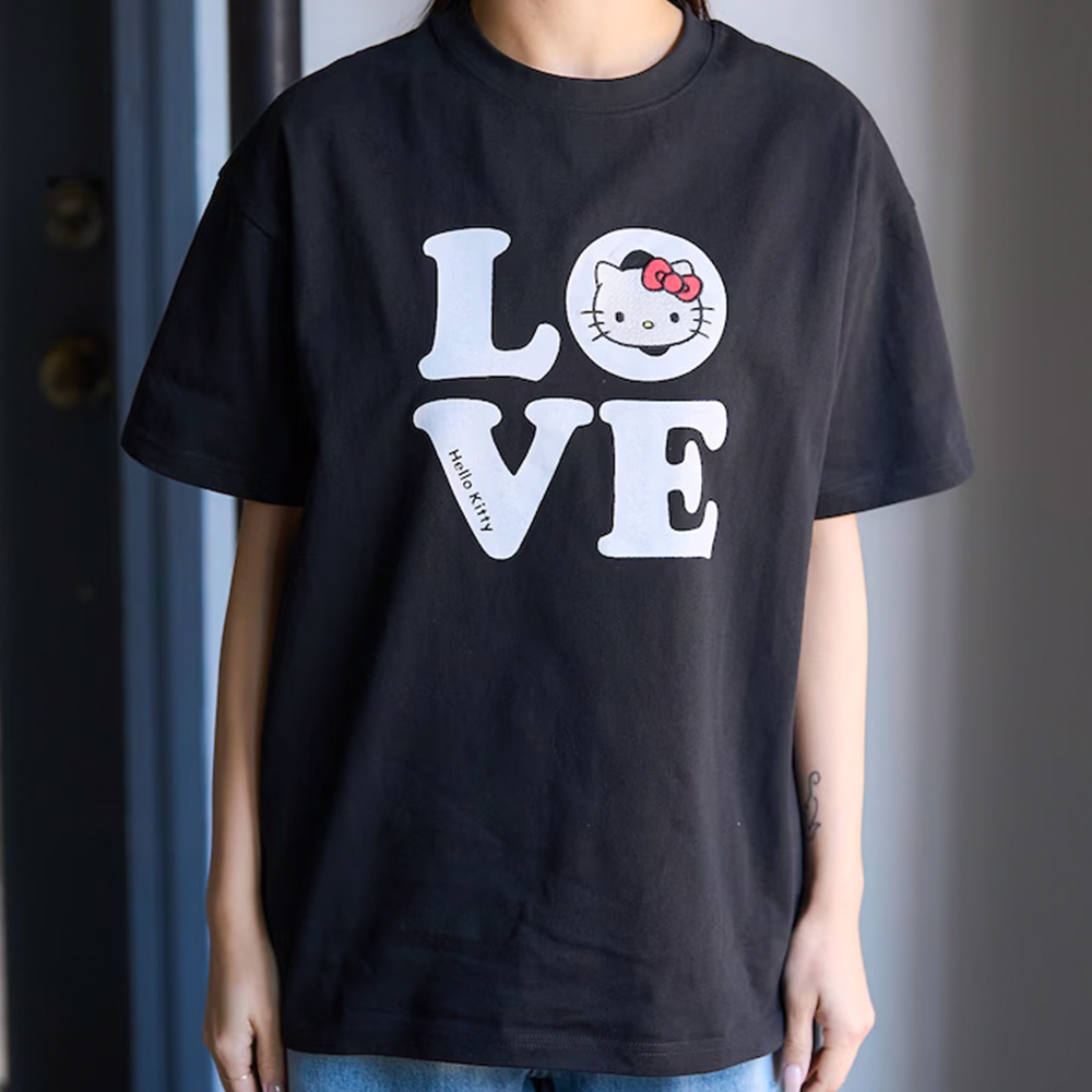 프릭스 스토어 X 헬로키티 반팔티 HELLO KITTY LOVE 로고 T셔츠 Limited products 티셔츠 3223220800544 - 상세 이미지 4