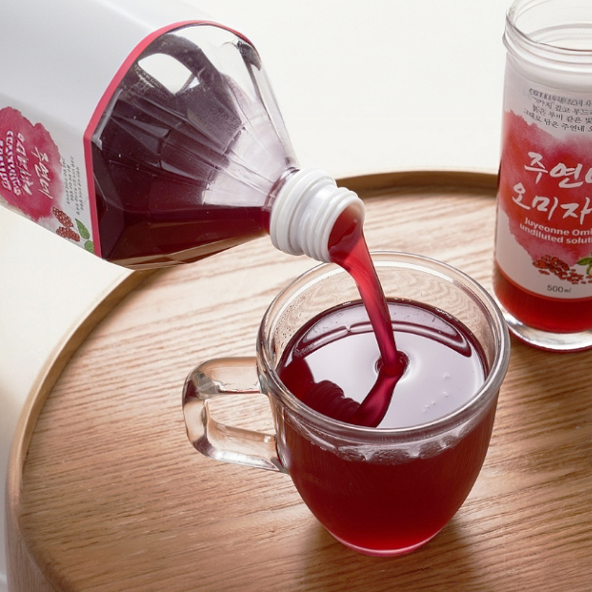 인제 오미자청 원액 선물세트 1.5L 4병 오미자엑기스 카페용 카페납품 진액 효소 만들기 - 상세 이미지 4