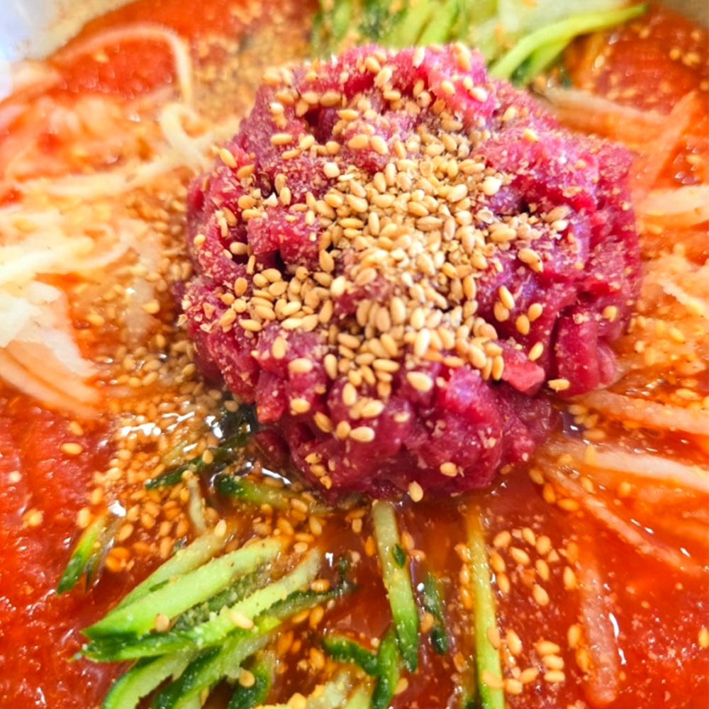 [메가히트]경주 황리단길 한우 육회물회 550g 1.5인분/폭발적 주문 물회밀키트 - 상세 이미지 5