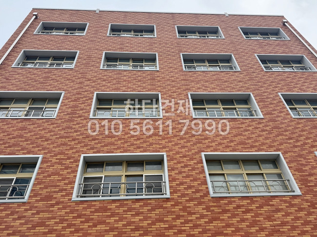 올라운더 점토타일 240x60x12T SR, SY, SO 혼합 시공사례 / 하다건재 학교 관공서 납품