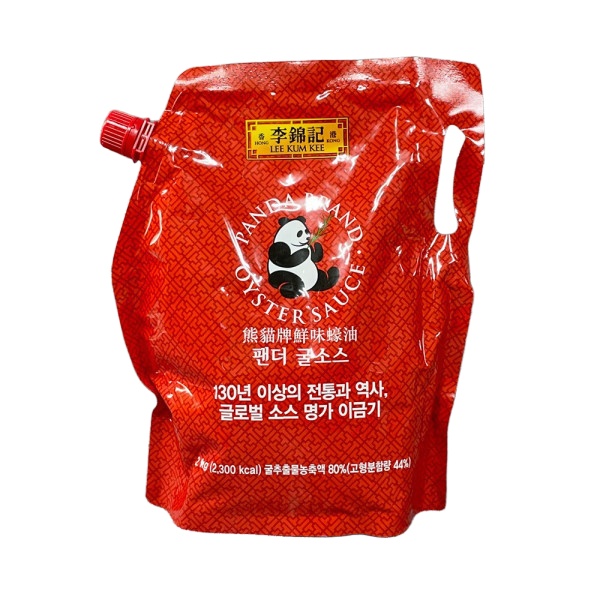 팬더 굴소스 스파우트팩 2kg X 1개 감칠맛 풍미 볶음 조림 만능소스 주식회사 식판사 : 로엔니