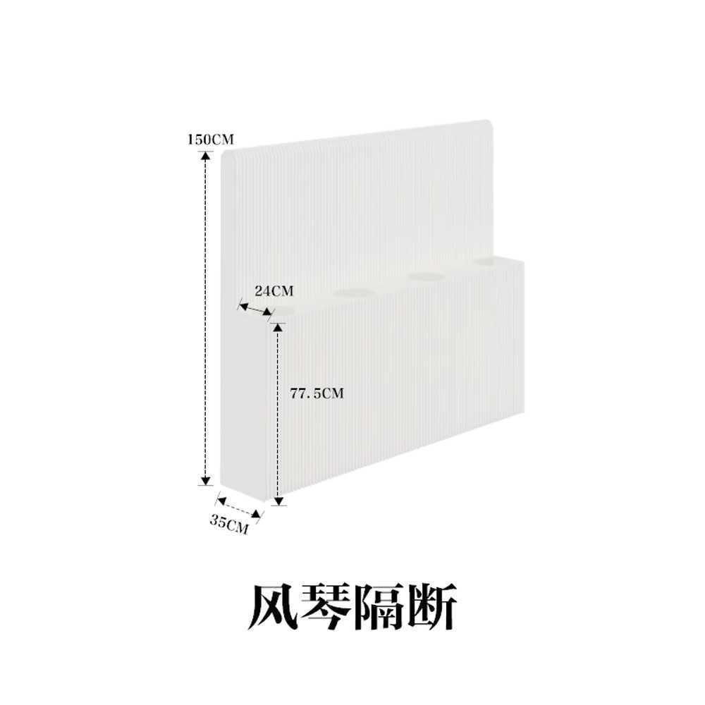 종이 가벽 접이식 파티션 경량 가림막 대형 칸막이 200-300x35x150cm - 상세 이미지 2