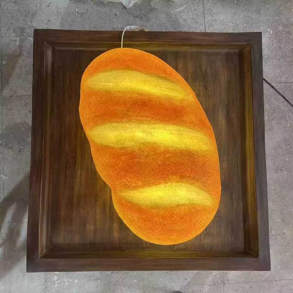 빵집 간판 돌출 입체 모형 도넛 바게트 햄버거 장식 60cm - 상세 이미지 5