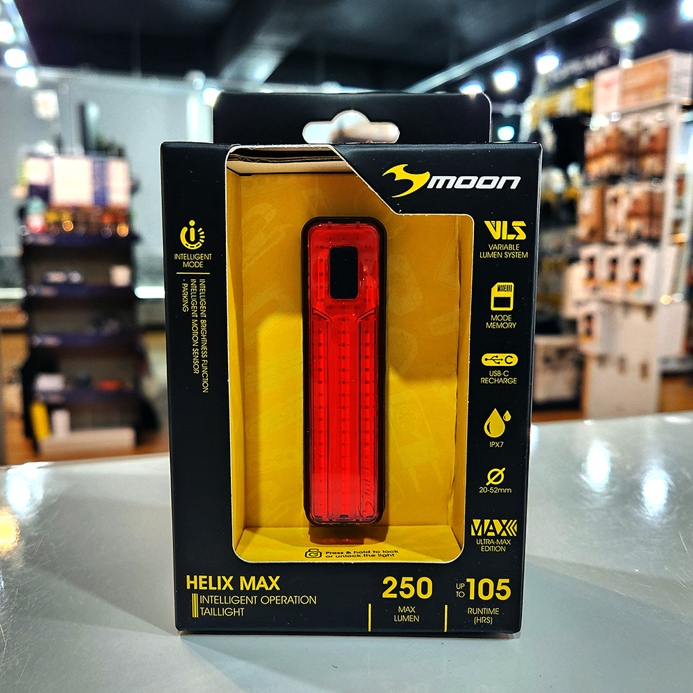 문 MOON 헬릭스 맥스 자전거 후미등 안전등 250루멘 테일라이트