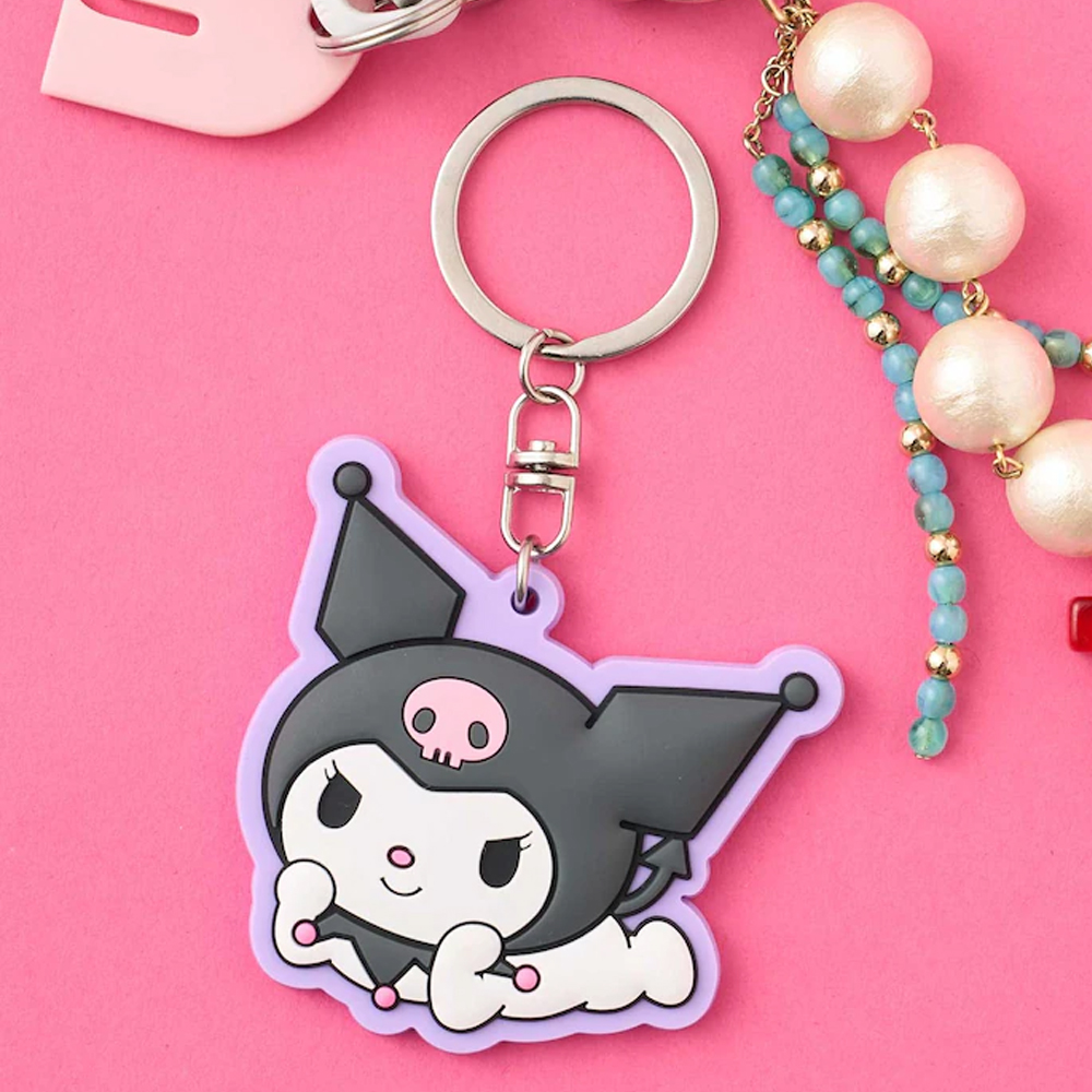 프릭스 스토어 X 헬로키티 키링 SANRIO 쿠로미 고무 열쇠 고리 1189248900592
