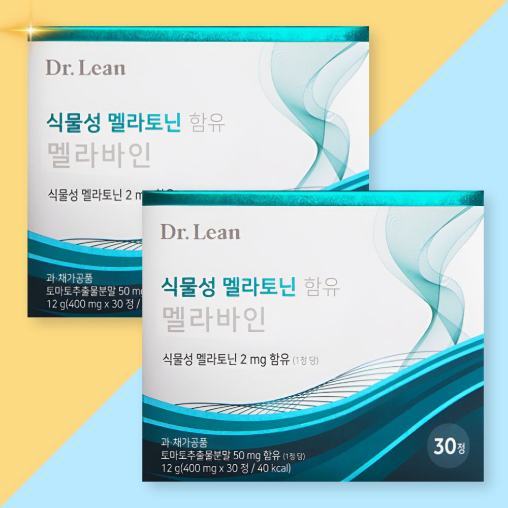닥터린 식물성 멜라토닌 2mg 함유 멜라바인 30정 x 12박스 이미지 8