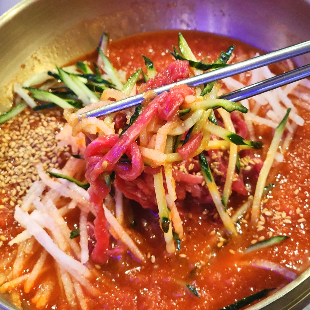 [메가히트]경주 황리단길 한우 육회물회 550g 1.5인분/폭발적 주문 물회밀키트 이미지 6