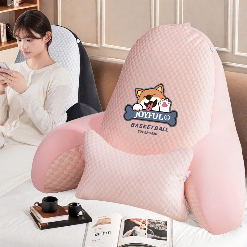 쿨링아이스빈도트쿠션 대형 등받이 냉감 허리 쿠션 아이스 허리받침대 E36 그레이 이미지 7