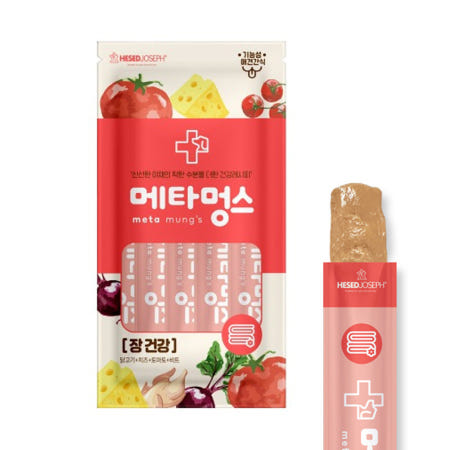 오돌하우스 강아지 장건강 간식 닭가슴살 치즈소시지 15g 25p 소포장 미국 FDA승인