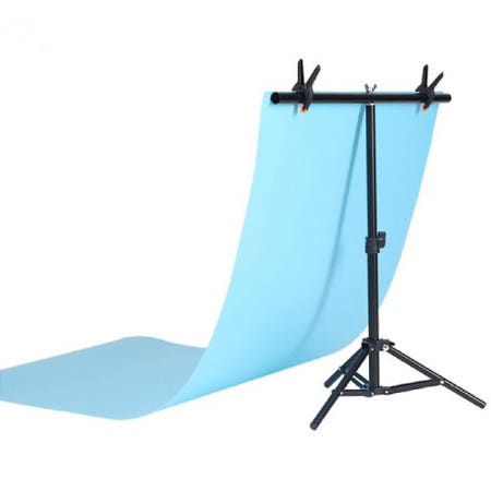 리원스튜디오 배경스크린 T형 스탠드 배경지 촬영거치대 이동식 배경거치대 75 x 70 미니