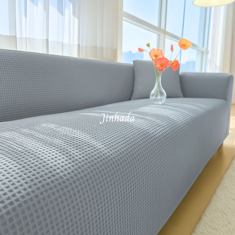 냉감 쇼파패드 여름 소파커버 쇼파천갈이 돌 흙 소파매트 쿨 덮개 와플 아이보리70X150