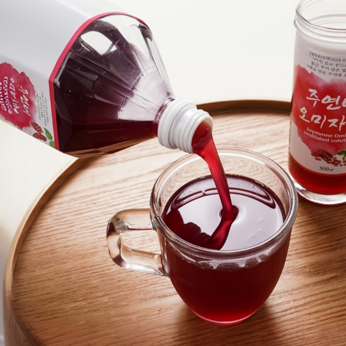 인제 수제 임산부 오미자청 원액 엑기스 선물 1.5L 1병 즙 진액 효소 만들기 효능