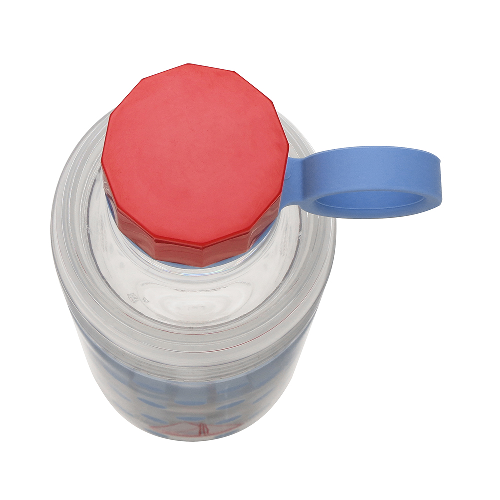 일본 스타벅스 스트랩 포함 이중 구조 보틀 마린 도트 473ml - 상세 이미지 4