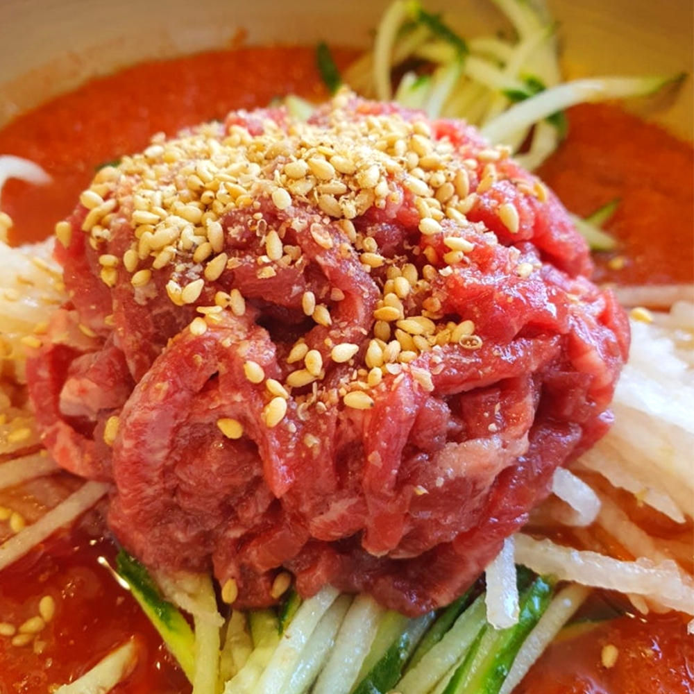[메가히트]경주 황리단길 한우 육회물회 550g 1.5인분/폭발적 주문 물회밀키트 - 상세 이미지 3
