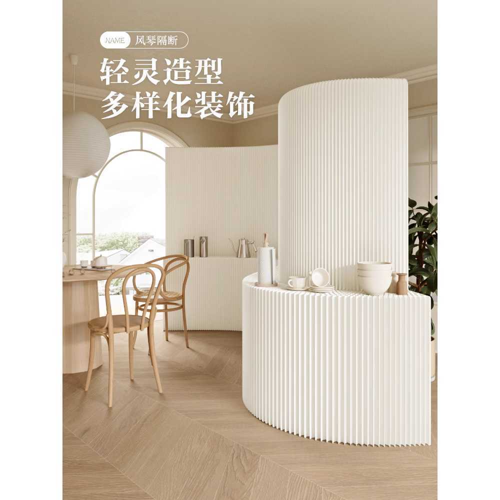 종이 가벽 접이식 파티션 경량 가림막 대형 칸막이 200-300x35x150cm - 상세 이미지 4