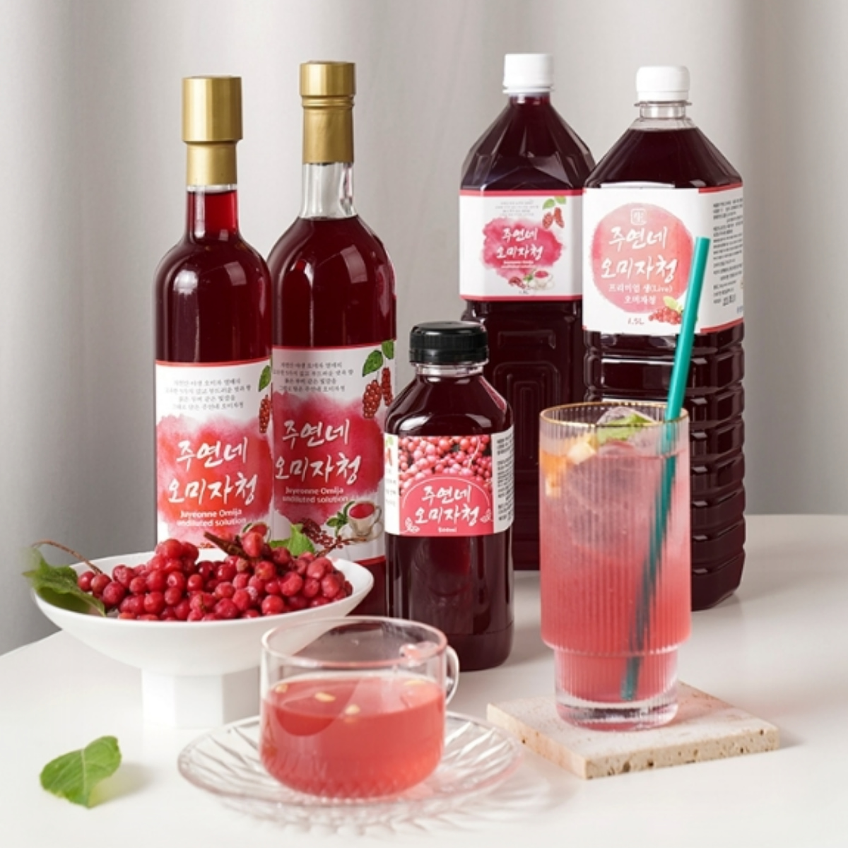 인제 수제 임산부 오미자청 원액 엑기스 선물 1.5L 1병 즙 진액 효소 만들기 효능